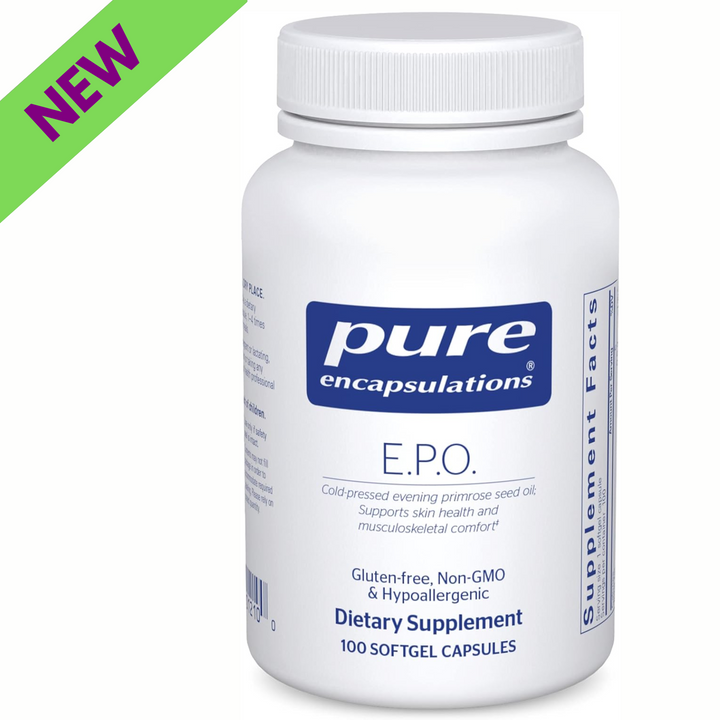 Pure Encapsulations E.P.O. Evening Primrose Oil Supports Skin Health 100 Caps