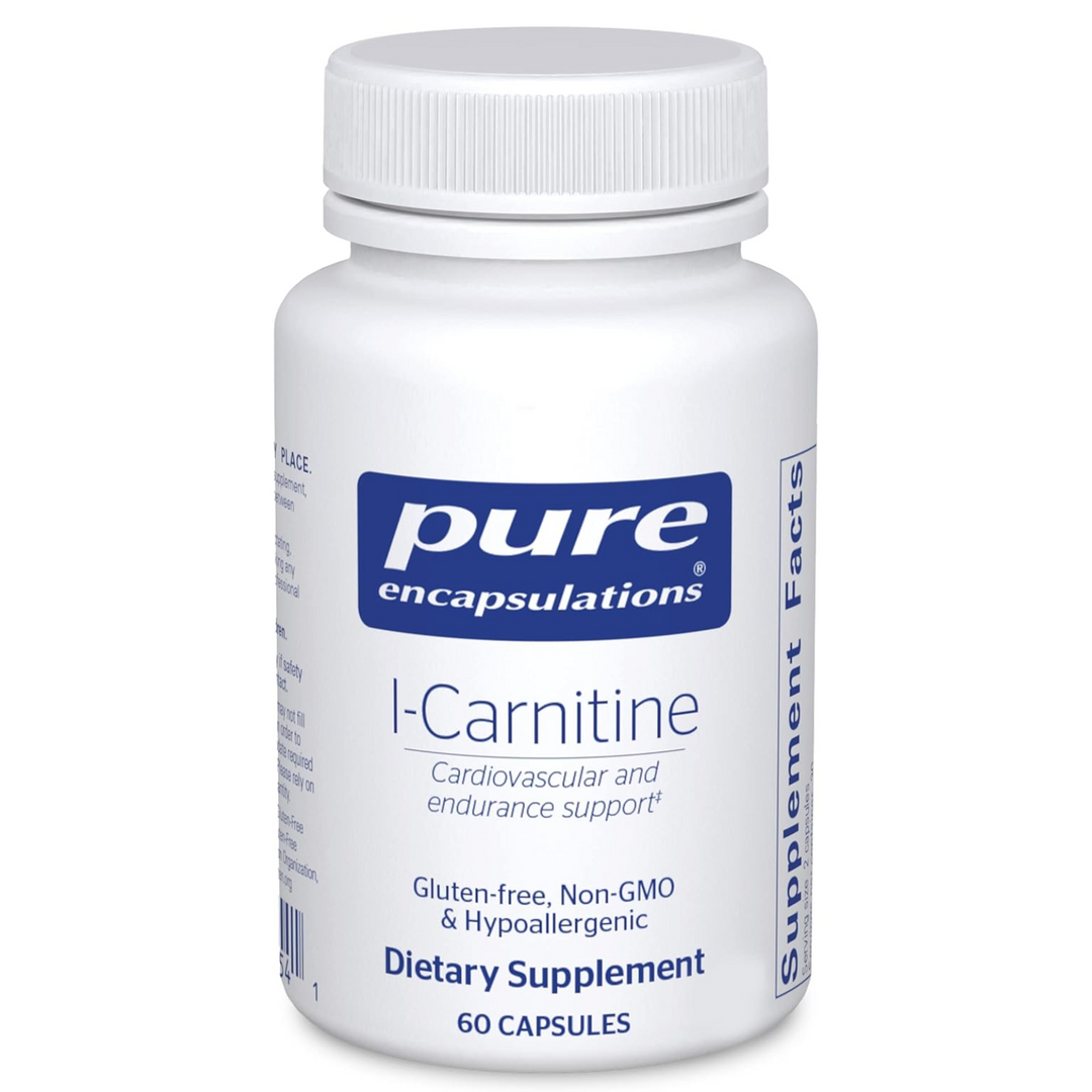 Pure Encapsulations L Carnitine Supports Cardiovascular Endurance 60 Capsules