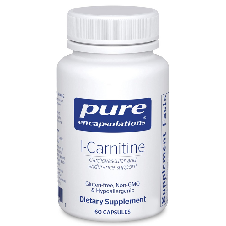 Pure Encapsulations L Carnitine Supports Cardiovascular Endurance 60 Capsules