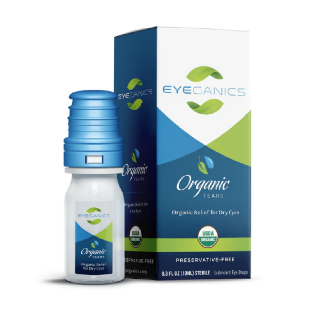 Eyeganics Organic Eye Drops 10mL Preservative Free Moisture and Irritation Care