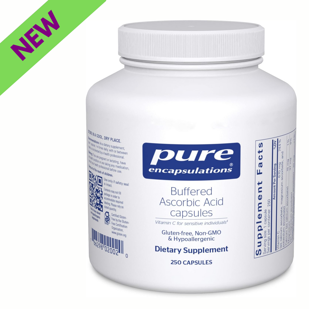 Pure Encapsulations Buffered Ascorbic Acid Supports Immunity 250 Capsules