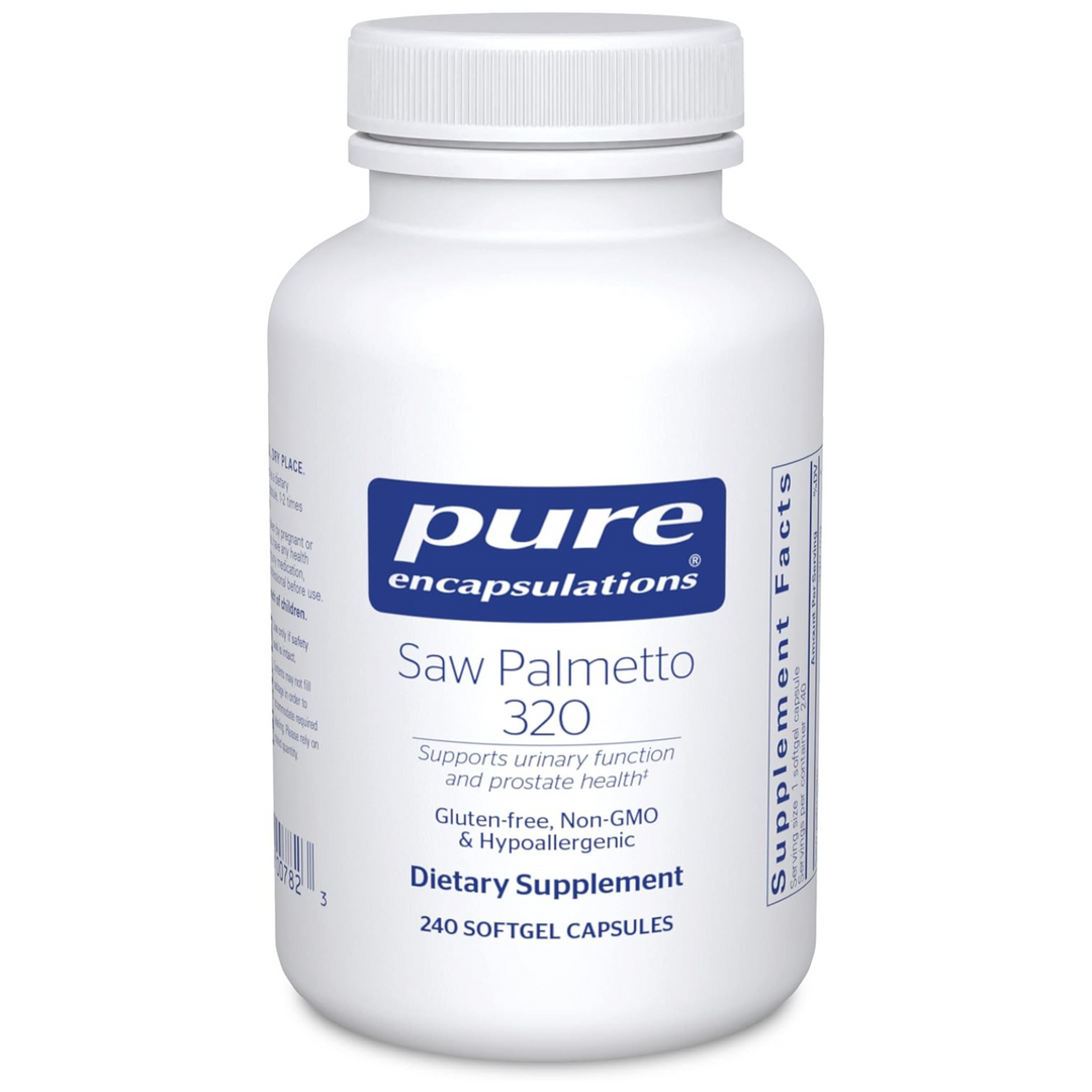 Pure Encapsulations Saw Palmetto 320mg For Metabolism Urinary Support 240 Caps