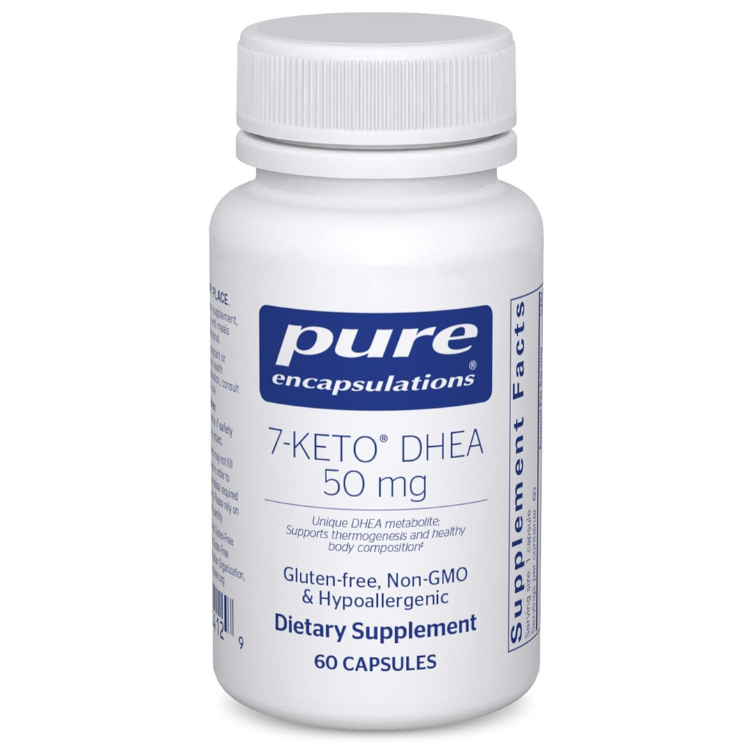 Pure Encapsulations 7 Keto DHEA 50 mg Metabolite Supplement Balance 60 Capsules