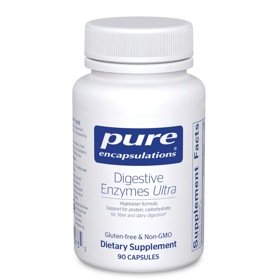 Pure Encapsulations Digestive Enzymes Ultra Supports Gut Health 90 Capsules
