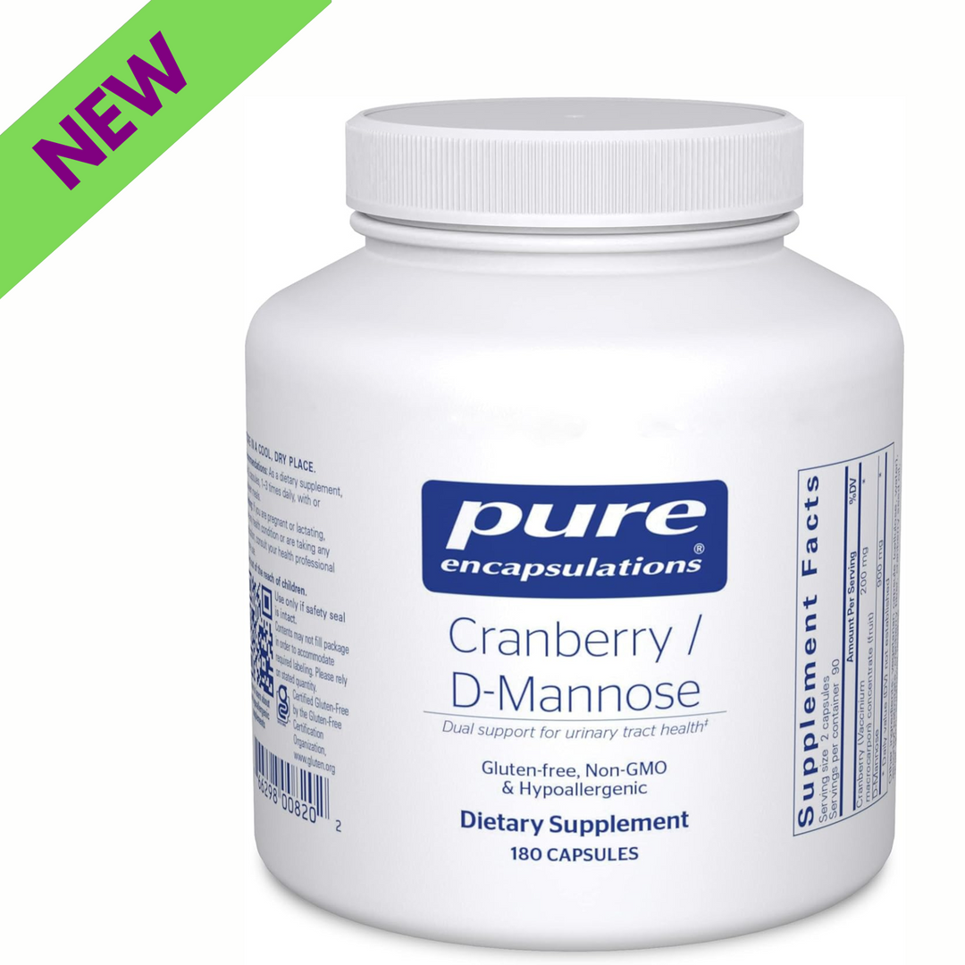 Pure Encapsulations Cranberry D Mannose Supports Urinary Health 180 Capsules