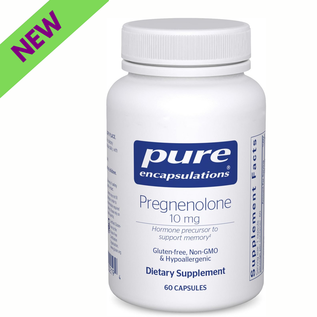 Pure Encapsulations Pregnenolone Supplement Supports Memory Balance 60 Capsules