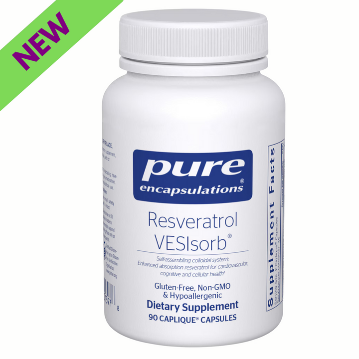 Pure Encapsulations Resveratrol VESIsorb Supports Heart Health 90 Capsules