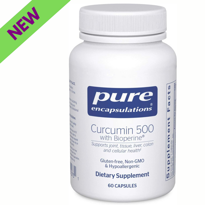 Pure Encapsulations Curcumin 500 Supplement Supports Joint Health 60 Caps