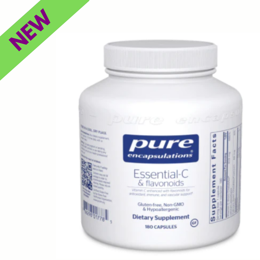 Pure Encapsulations Essential-C And Flavonoids Support Vegan Formula 180 Caps