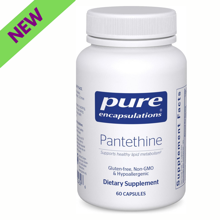 Pure Encapsulations Pantethine 250mg Supports Lipid Metabolism 60 Capsules