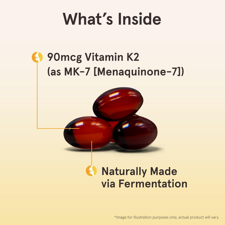 QTY 3 Jarrow Formulas MK-7 90 mcg Vitamin K2 Supplement For Bone Heart Health