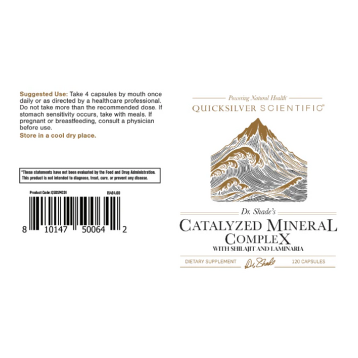 Quicksilver Scientific Catalyzed Mineral Complex Cellular Support 120 Capsules