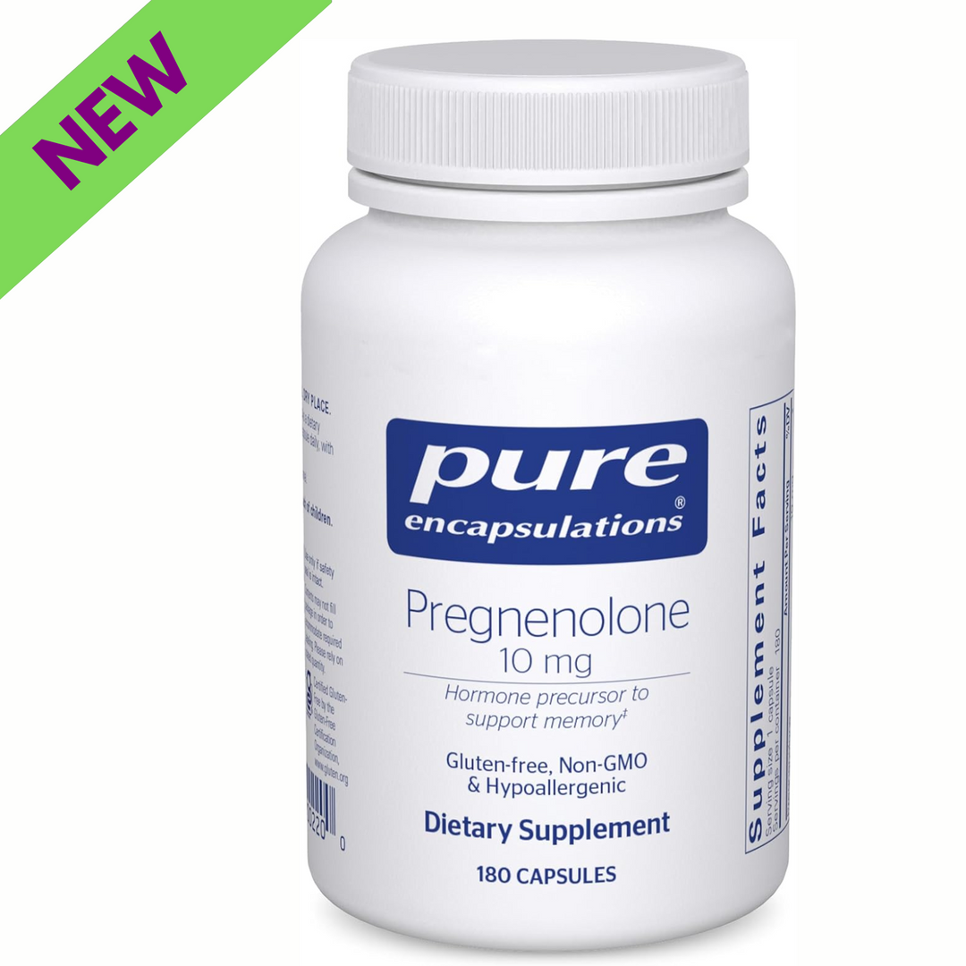 Pure Encapsulations Pregnenolone 10 mg Supports Memory Balance 180 Capsules