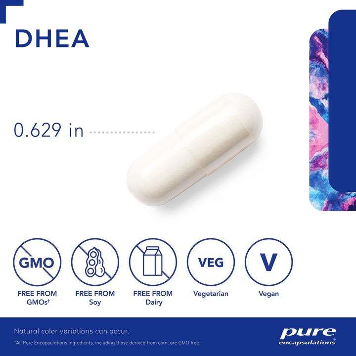 Pure Encapsulations DHEA 10 mg Supports Immune and Metabolic Balance 180 Caps