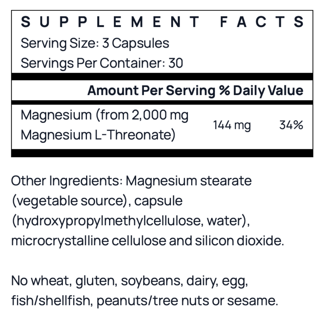 QTY 3 Jarrow MagMind 90 Capsules Supports Cognitive Function and Brain Health