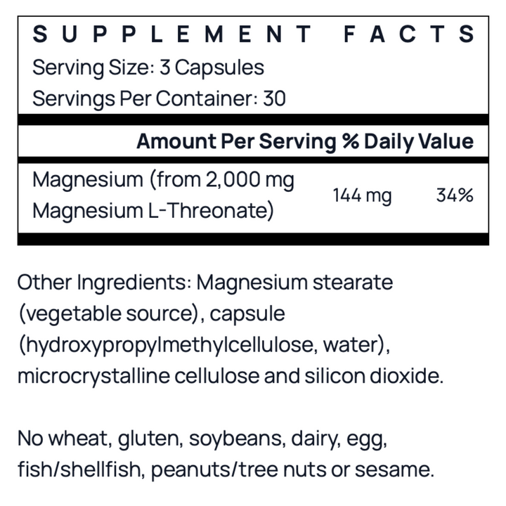 QTY 3 Jarrow MagMind 90 Capsules Supports Cognitive Function and Brain Health