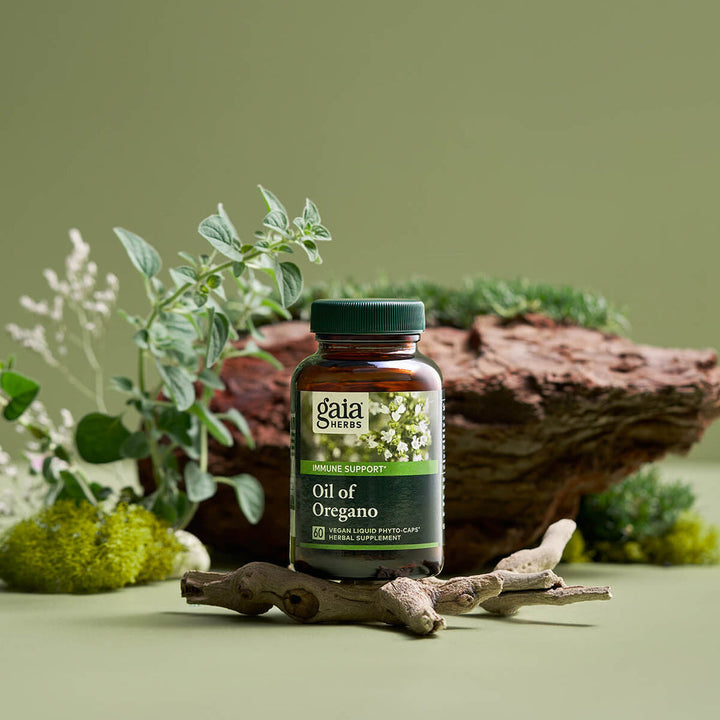 Gaia Herbs Oil of Oregano With Carvacrol and Thymol 60 Vegan Liquid Phyto-Caps