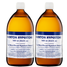 Load image into Gallery viewer, Quicksilver Scientific Quinton Hypertonic Liter QUIN-HYPER-LITER 2 PACK

