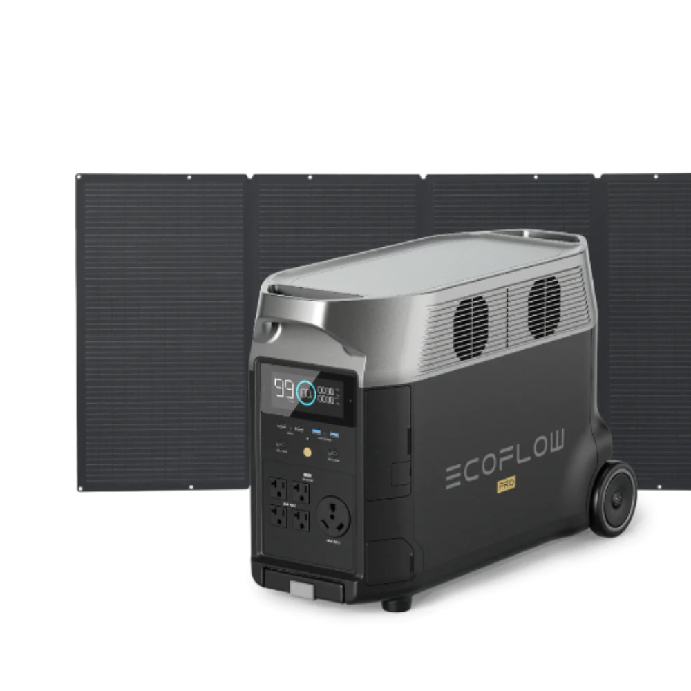 EcoFlow DELTA Pro Estación Portátil De Energía Con Panel Solar De 400W