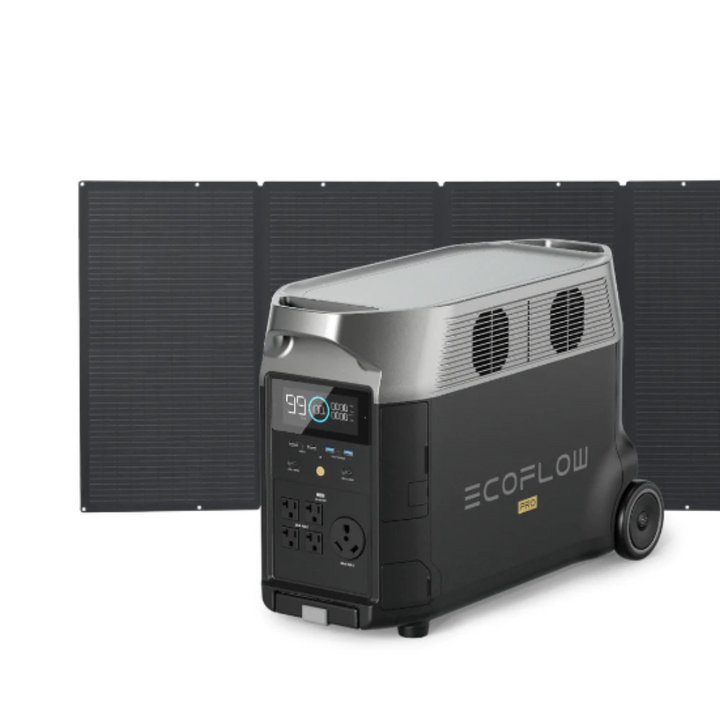 EcoFlow DELTA Pro Estación Portátil De Energía Con Panel Solar De 400W