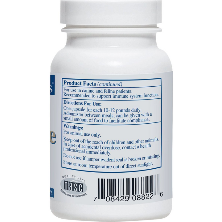 Vitaminas Rx para Mascotas Glucamune 90 Cápsulas Beta-glucano de Alta Potencia para Perros y Gatos