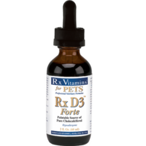 Rx Vitamins For Pets D3 Forte Liquid 2 ounce MCT Oil