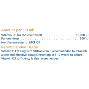 Rx Vitamins For Pets D3 Forte Liquid 2 ounce MCT Oil