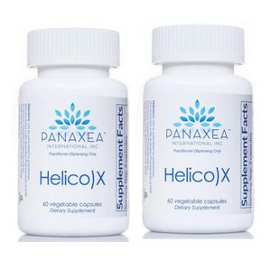 Panaxea HELICO)X 60 x 500 mg Vegetable Capsules Dietary Supplement 2 PACK