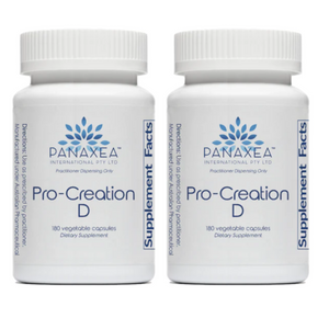 Panaxea PRO CREATION D 180 x 500 mg Capsules Dietary Supplement 3 PACK