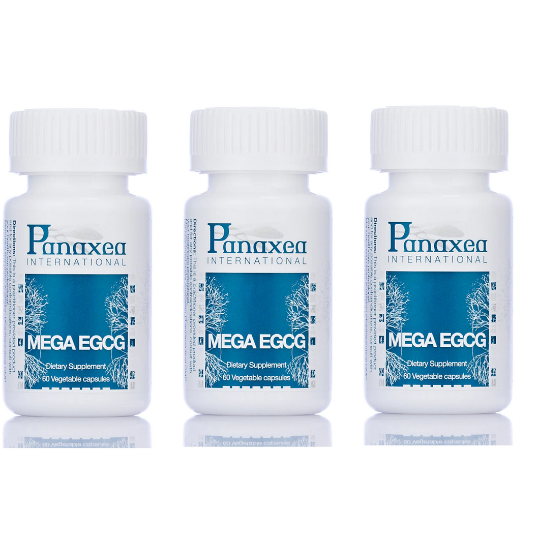 Panaxea Mega EGCG 60 Vegetable Capsules Dietary Supplement 3 PACK