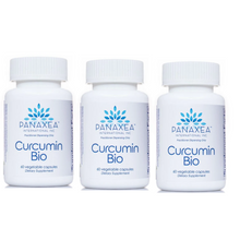 Load image into Gallery viewer, Panaxea Curcumin Bio 60 x 500mg Vegetable Capsules Dietary Supplement 3 PACK
