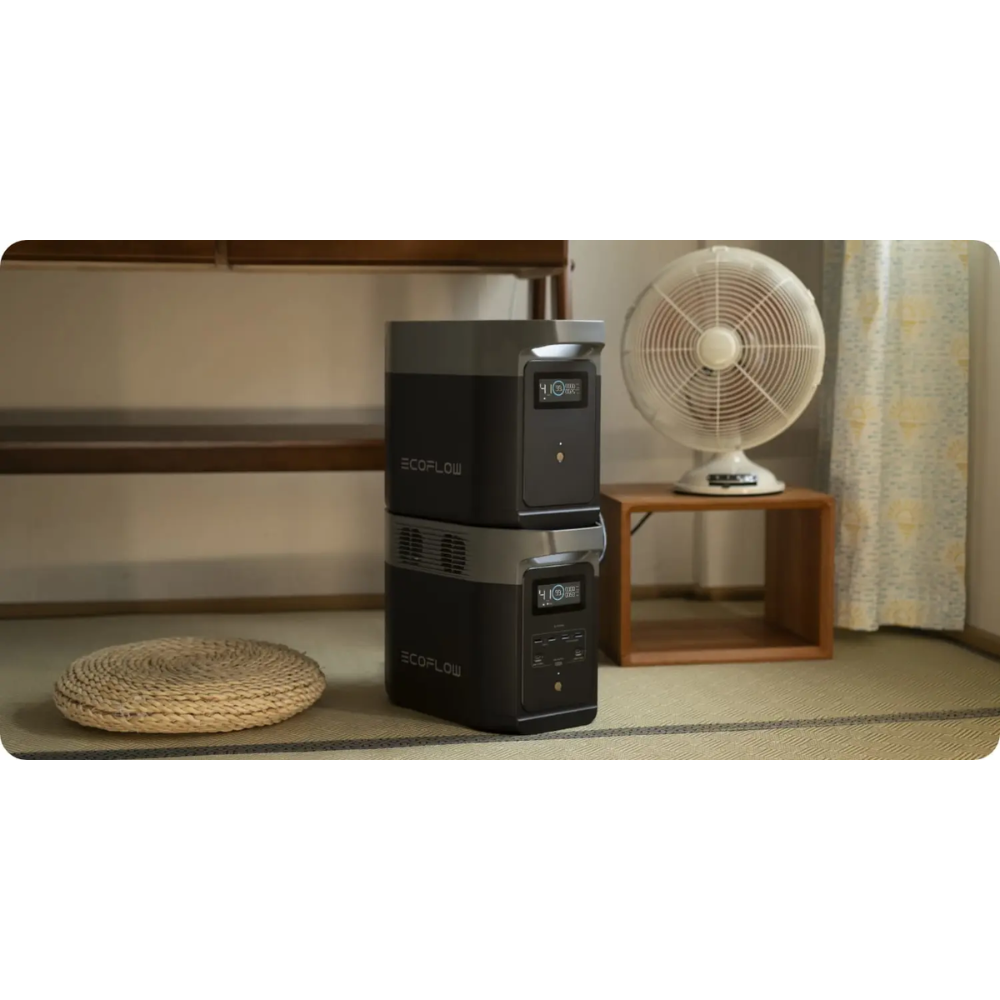 Estación de energía portátil EcoFlow DELTA 2 de 1024 Wh + una batería adicional DELTA 2