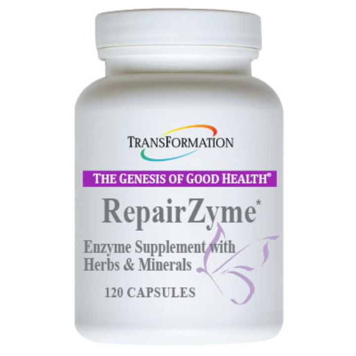 Transformation Enzymes RepairZyme Supplement with Herbs and Minerals 120 Capsules