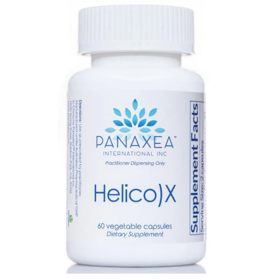 Panaxea HELICO)X 60 x 500 mg Cápsulas vegetales Suplemento dietético