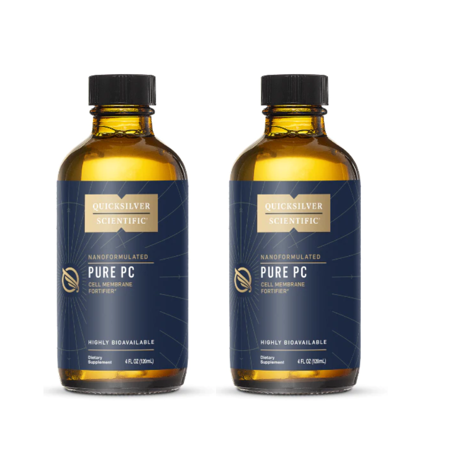 Quicksilver Scientific Pure PC Phosphatidyl Choline 4 oz. 2 pack bottles