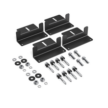 Load image into Gallery viewer, EcoFlow Rigid Solar Panel Mounting Feet with screws, washers, and nuts.
