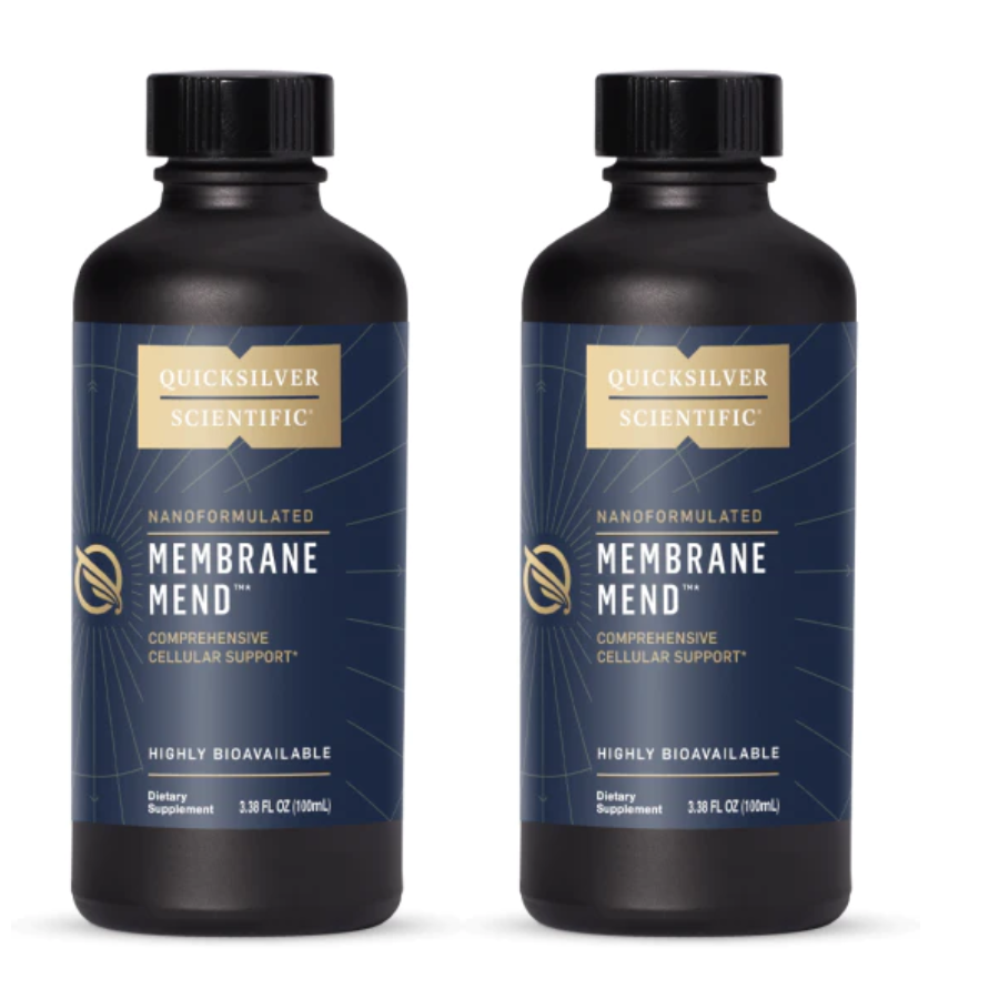 Quicksilver Scientific Membrane Mend 3.38 FL 2 Pack, dietary supplement for cell membrane health.