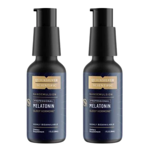 Quicksilver Scientific Liposomal Melatonin High Dose 2 Pack bottles