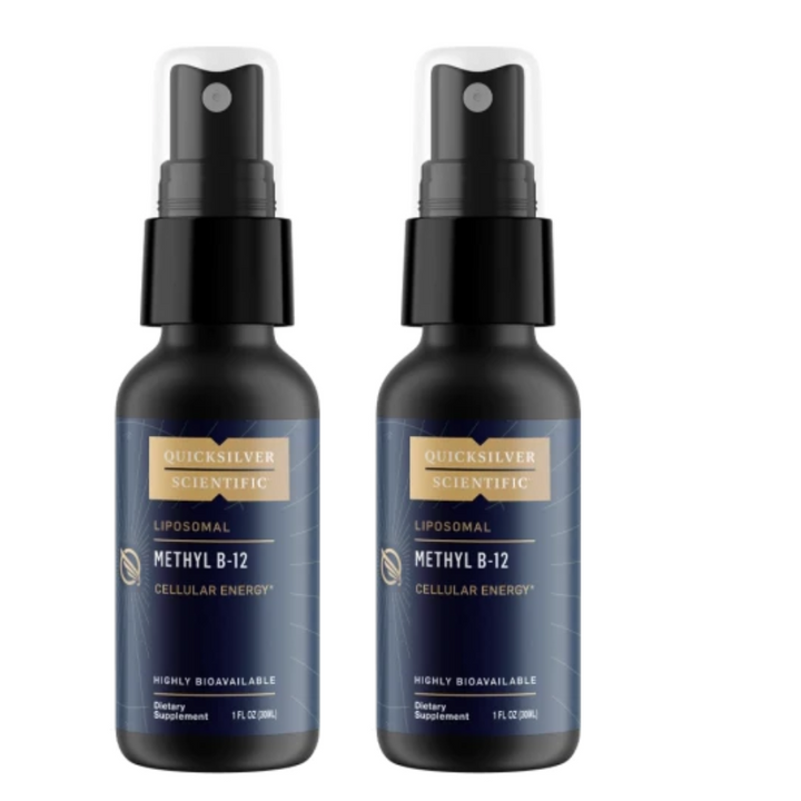 Quicksilver Scientific Methyl B12 Intraoral Liposomal 1000 mcg Supplement 2 Pack