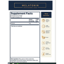 Load image into Gallery viewer, Quicksilver Scientific Liposomal Melatonin High Dose 2 Pack supplement facts and benefits.

