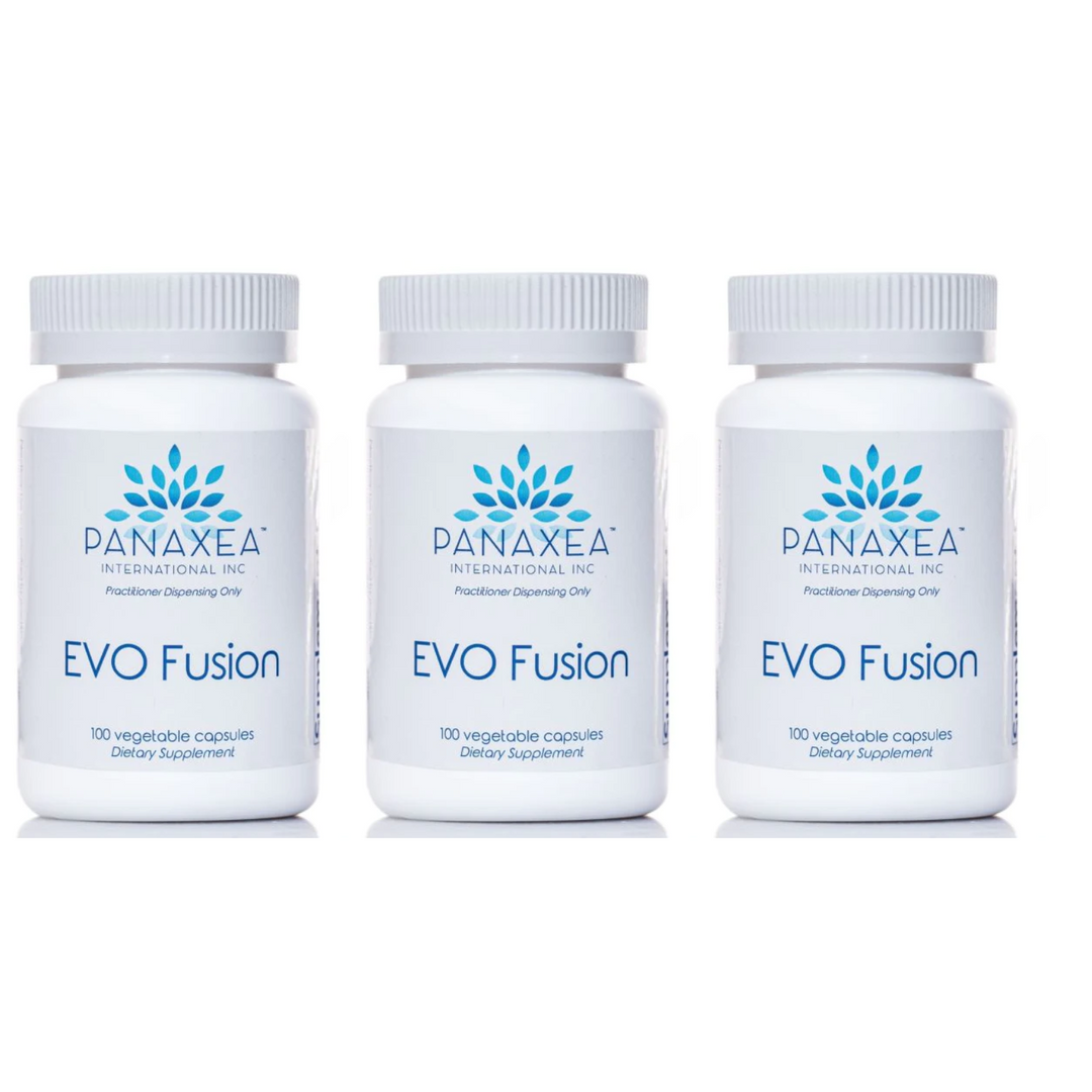 Panaxea EVO FUSION 100 cápsulas vegetales de 500 mg (paquete de 3)