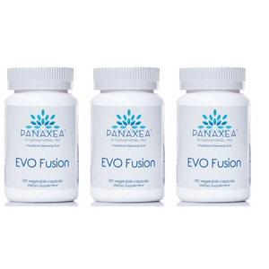 Panaxea EVO FUSION 100 x 500 mg Vegetable Capsules Dietary Supplement 3 PACK