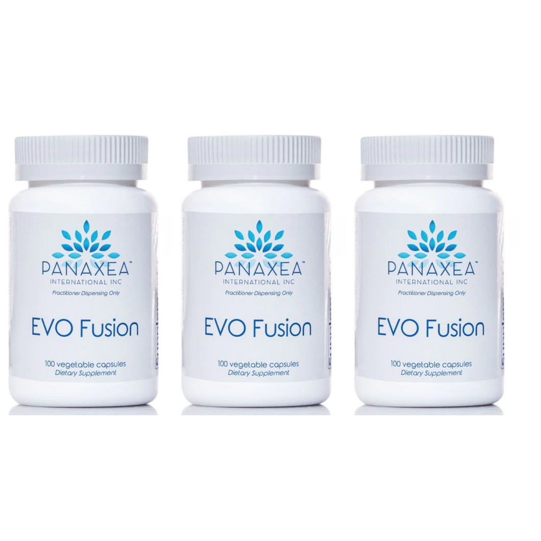 Panaxea EVO FUSION 100 x 500 mg Vegetable Capsules Dietary Supplement 3 PACK