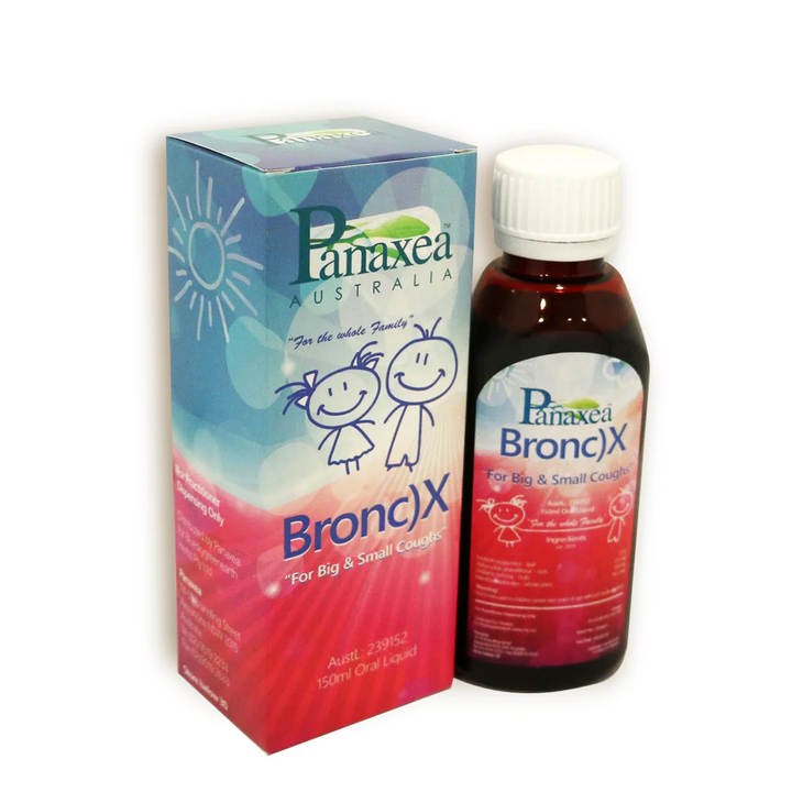 Panaxea Bronc)X Bronchitis Syrup Cough Remedy 120ml 3 PACK