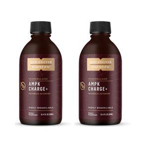 Quicksilver Scientific AMPK Charge+ 300ML 2 Pack for metabolic activation and energy metabolism.