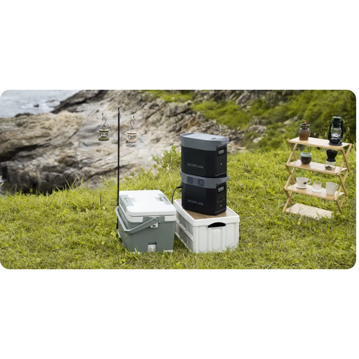 Estación de energía portátil EcoFlow DELTA 2 de 1024 Wh + una batería adicional DELTA 2