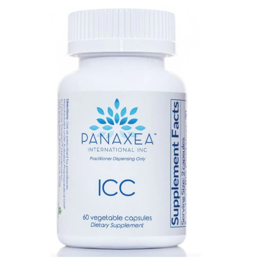 Panaxea ICC 60 cápsulas vegetales de 500 mg (paquete de 2)