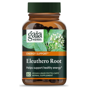 Gaia Herbs Eleuthero Root 60 Vegan Liquid Phyto-Capsules Adaptogen Herbal 3 PACK