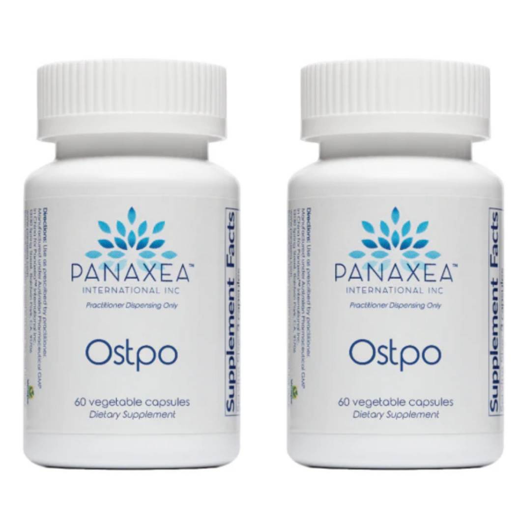 Panaxea OSTPO 60 x 500 mg Vegetable Caps Dietary Supplement 2 PACK