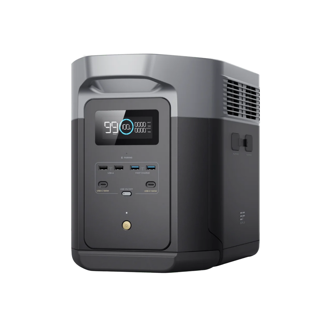 EcoFlow DELTA 2 Max Portable Power Station + One 160W Portable Solar Panel